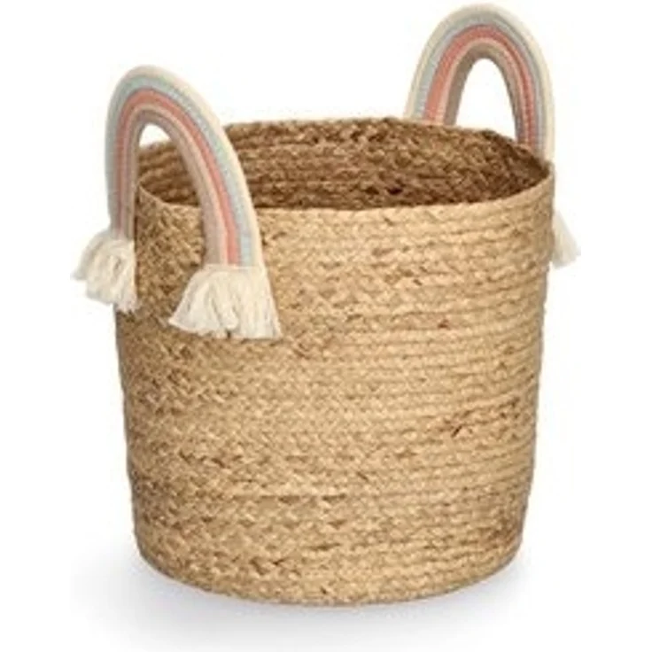 Aufbewahrungskorb Rainbow - naturfarben - Ø 35cm – Bild 6