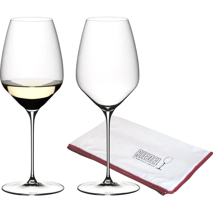 Riedel VELOCE Riesling Weinglas 2er Set + Poliertuch – Bild 1