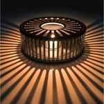 Creano Stövchen Stövchen “Stripes” Silver, (2-tlg), Teewärmer aus Edelstahl, stabil, sämtliche Teekannen geeignet