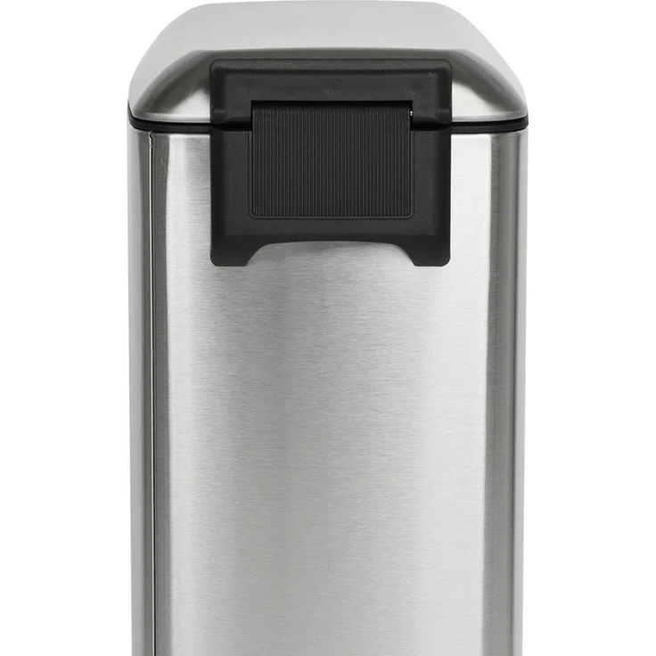 SVITA Mülleimer TS12, Treteimer, 12L, Softclose-Funktion, Edelstahl, Silber – Bild 2