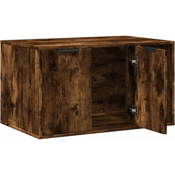 vidaXL Katzenklo Räuchereiche 80x50x45 cm Holzwerkstoff 857737 – Bild 4