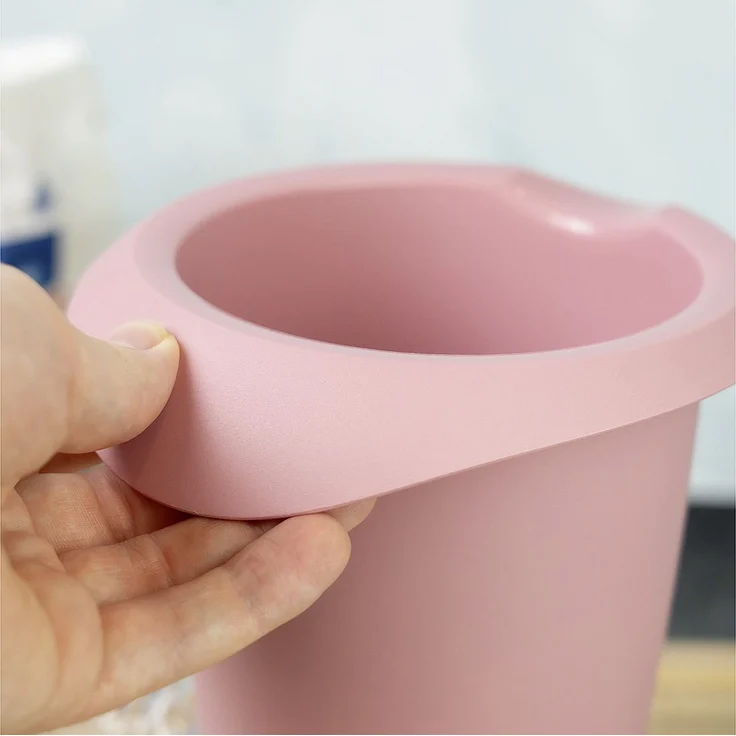 WESTMARK Quirltopf mit zweigeteiltem Deckel 1l rosa/weiß – Bild 4