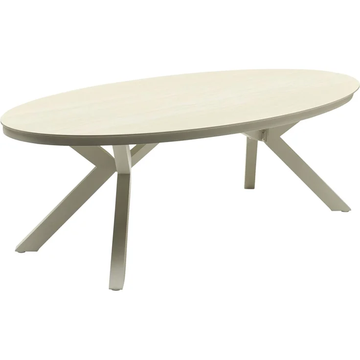 Gartentisch Malte Esstisch Terrassentisch 220 x 120 x 69 cm Aluminium/sintered stone Taupe – Bild 1