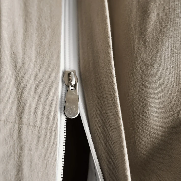 Bettwäsche 200 x 220 cm mit 2 Kissenbezüge 50 x 70 cm - 4-teilig für 2 Personen Braun – Bild 4