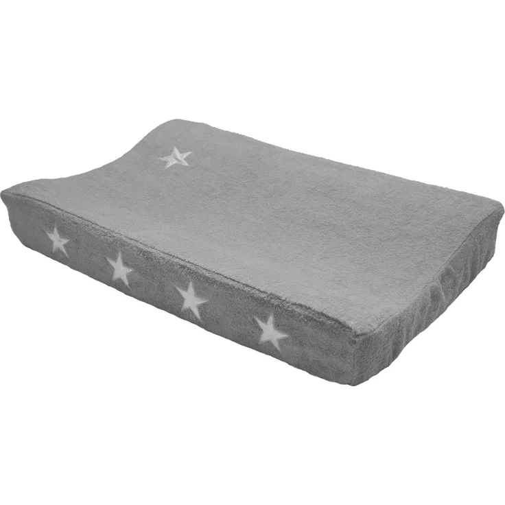 Taftan - VK-210 Wickelauflagebezug, Sterne Silber, 72x44 cm