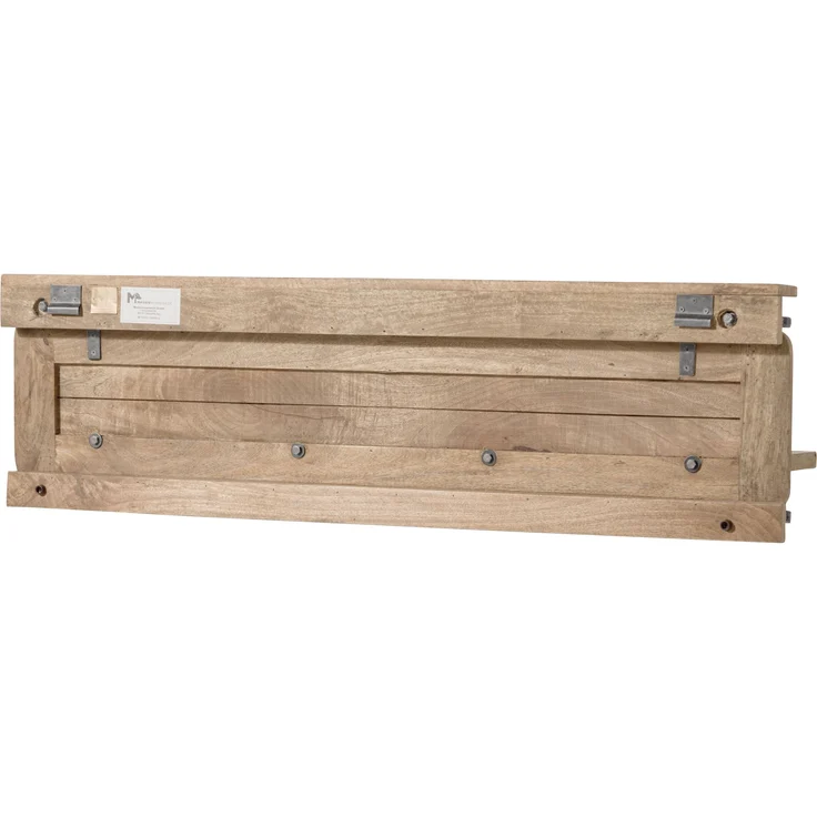 Wandregal Mango 180x25x38 whitewash lackiert RAILWAY #391 – Bild 10