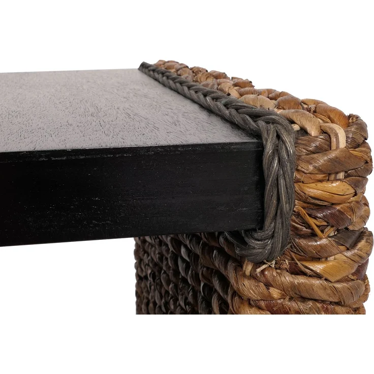 Beistelltisch Nachttisch Sitzhocker Lucca Rattan ~ Bananengeflecht – Bild 6