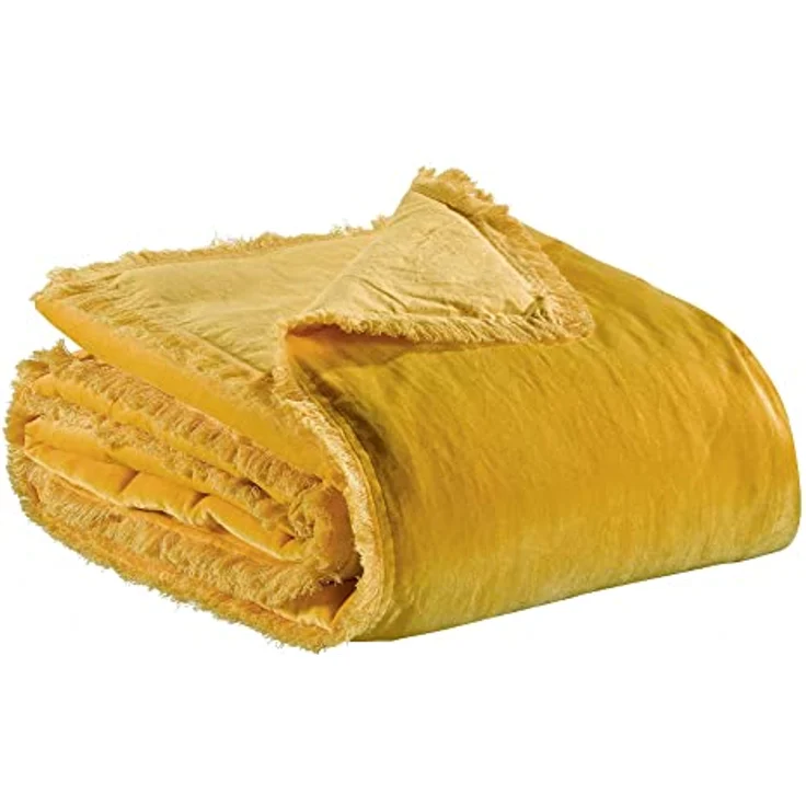 VIVARAISE FARA BLANKET CURRY 135X200 – Bild 2