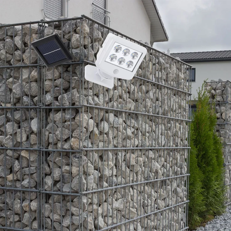 LED Solarleuchte, weiß, beweglicher Spot, Bewegungsmelder – Bild 10