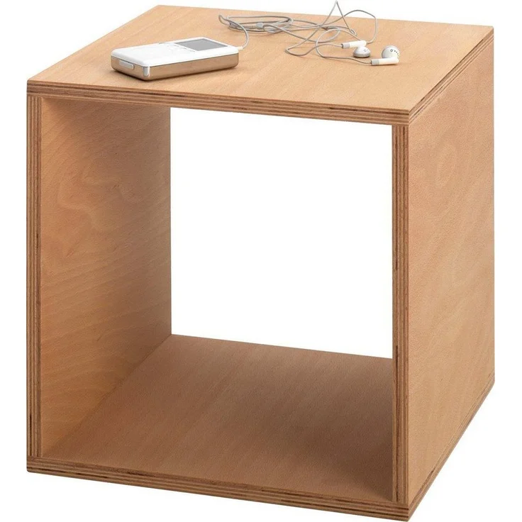 Tojo Beistelltisch Tojo-cube, aus Buche Multiplex, geölt, Maße (35/35/35 cm) – Bild 2