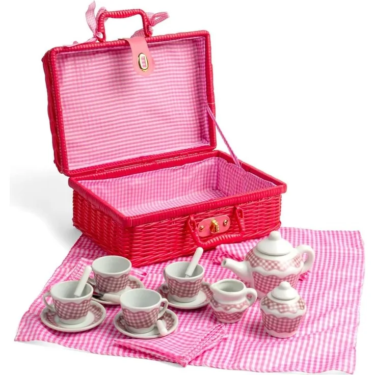 Tidlo Picknick-Set im rosa Etui