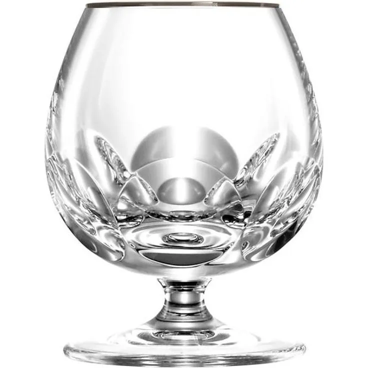 Cognacglas Kristall Palais Platin clear (10,6 cm)