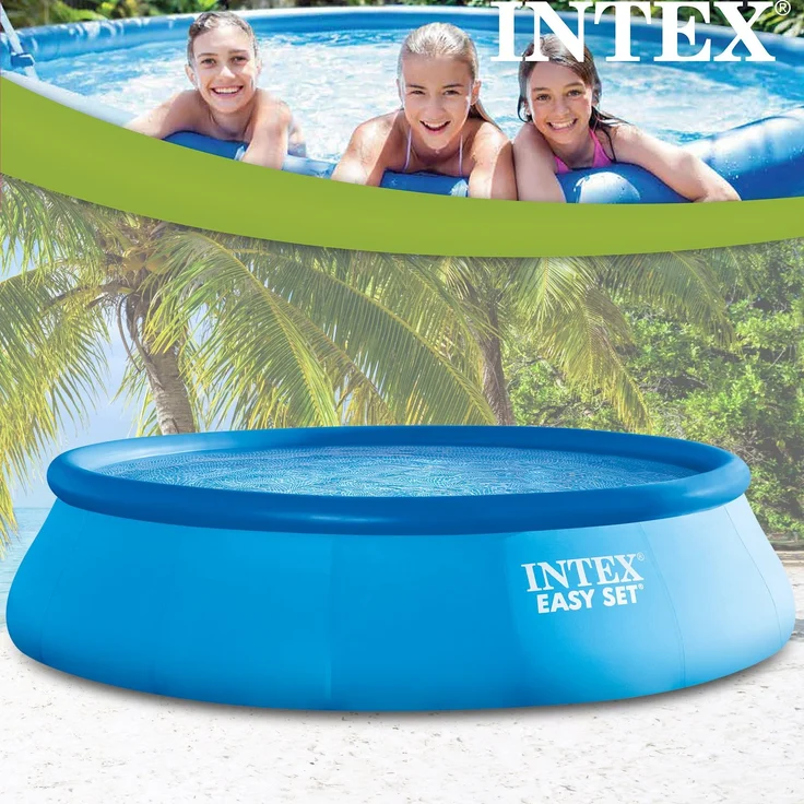 INTEX Swimming Pool EASY SET 457x107 Komplettset – Bild 2