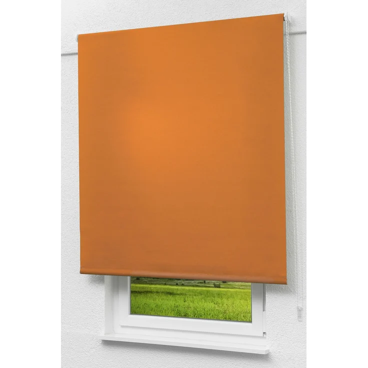 Lysel Outlet - Basisrollo Tageslicht Gelborange, (B x H) 102cm x 225cm in orange/gelborange – Bild 1
