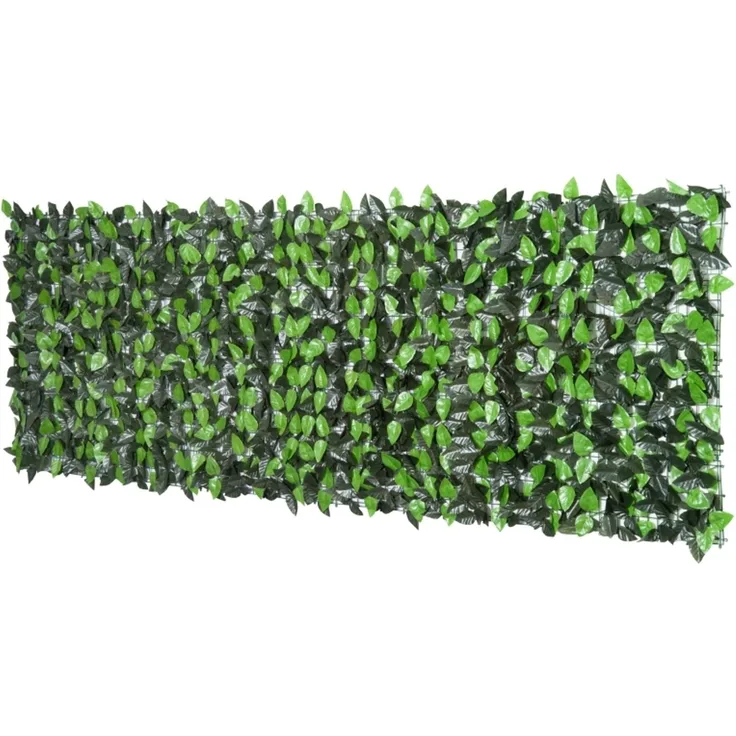 Kunsthecke Kunspflanze Kletterpflanze, Outdoordekoration, realistisches Aussehen, 300 cm× 100 cm, Dunkelgrün--Grün--300x1x100cm--YOUDENOVA