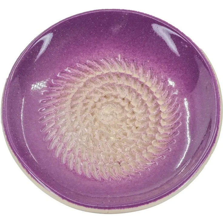 Kaladia Multireibe 801, Lila, Keramik, handbemalte Reibeteller Unifarben Keramik - Made in Spain