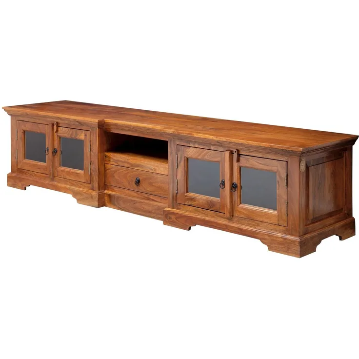 TV-Board Akazie 210x50x50 honig lackiert OXFORD #0339