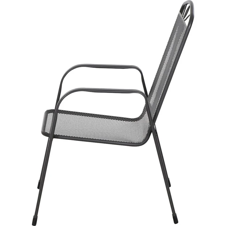 Siena Garden Elda Stapelsessel - Stahl, matt-anthrazit (P23494) – Bild 3