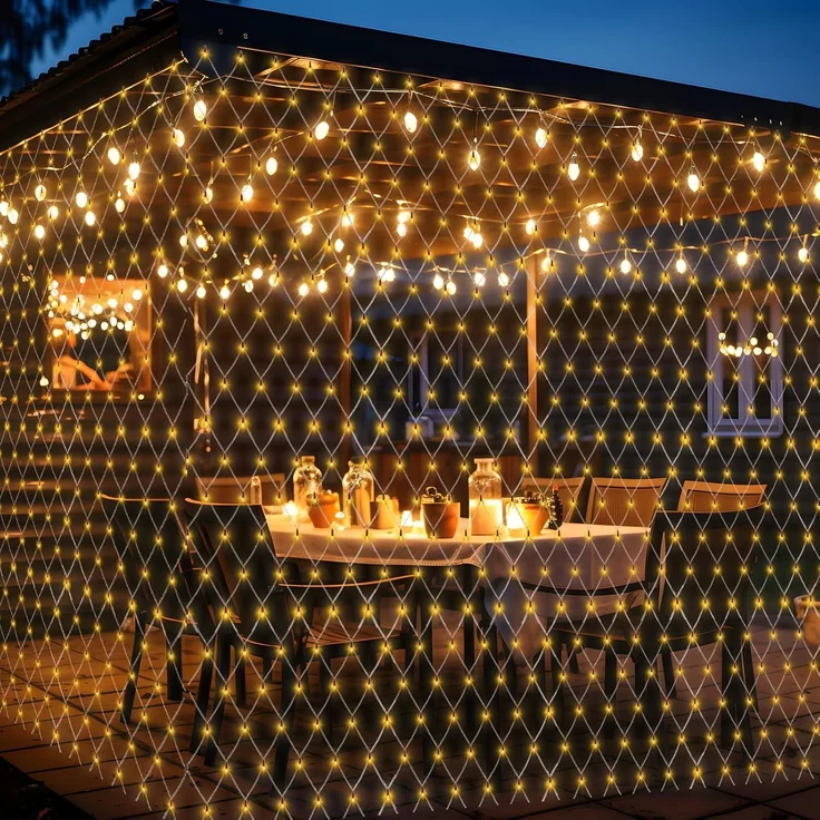 SALCAR 1x1m LED Lichternetz Außen – Bild 7