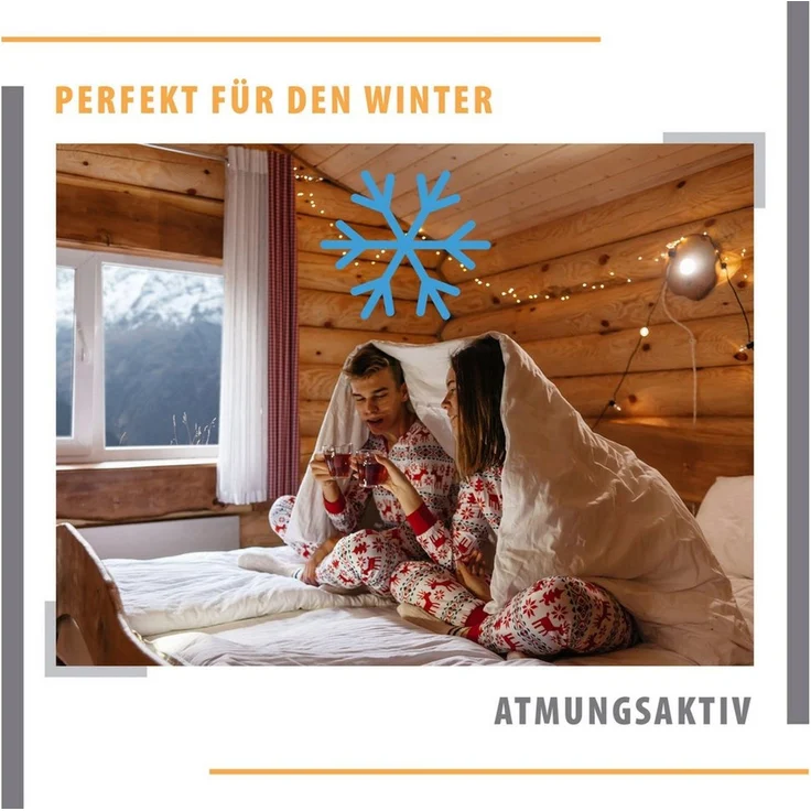 Amazinggirl Microfaserbettdecke Bettdecke Winterdecke 135 x 200 cm - Steppdecken Schlafdecke warm – Bild 2