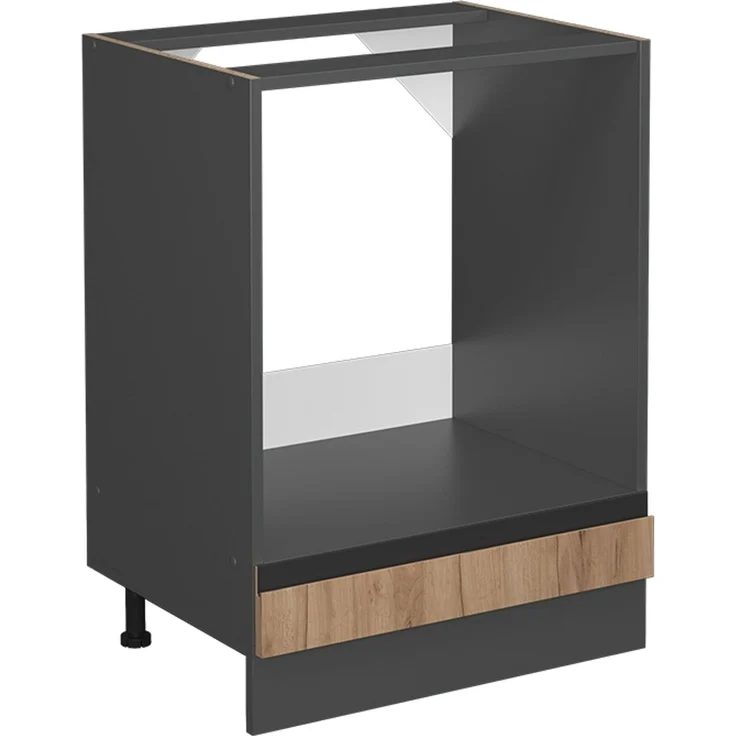 Küchenfront R-Line Goldkraft Eiche 59.6 x 11.2 cm Möbelfront für den Herdumbauschrank Vicco – Bild 5