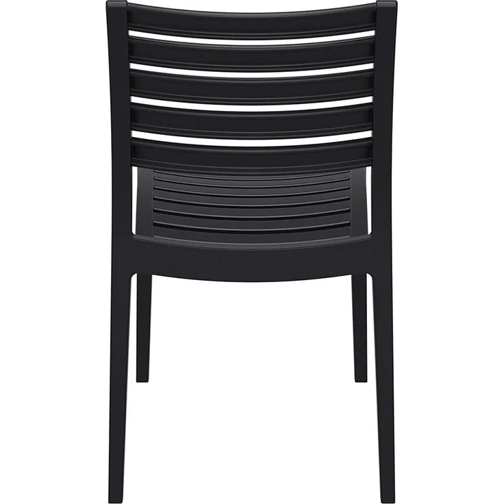 CLP 2er Set Gartenstühle Ares stapelbar und mit modernem Design,schwarz – Bild 8