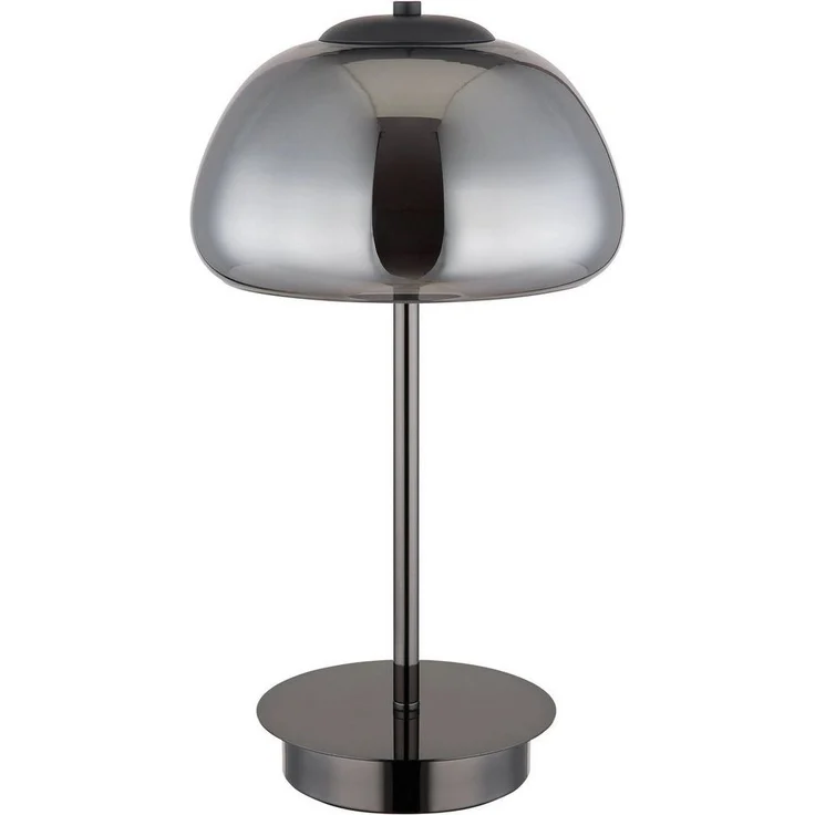 GLOBO LIGHTING LED Tischleuchte AVILA, Dimmfunktion, Memoryfunktion, Nachtlichtfunktion, mehrere Helligkeitsstufen, LED fest integriert, warmweiß - kaltweiß, Nachttischlampe, Flur, Wohnzimmer, Glas – Bild 5