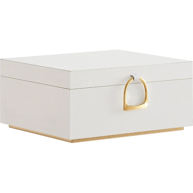 Songmics Schmuckkasten, 2 Ebenen, Schmuckkasten mit Griff, Schmuckbox – Bild 1