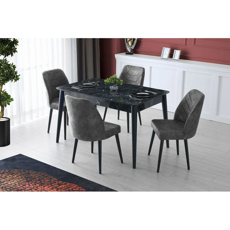 Skye Decor 'Dallas - 527 V2' Stuhlset (2-teilig), Anthrazit, 50 x 90 x 49 cm – Bild 6