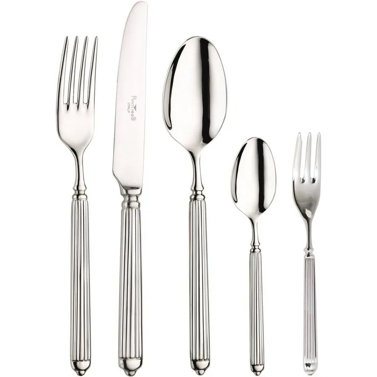 PINTINOX Besteck-Set Ellade (30-tlg), 6 Personen, Edelstahl 18/10, Geschmiedet