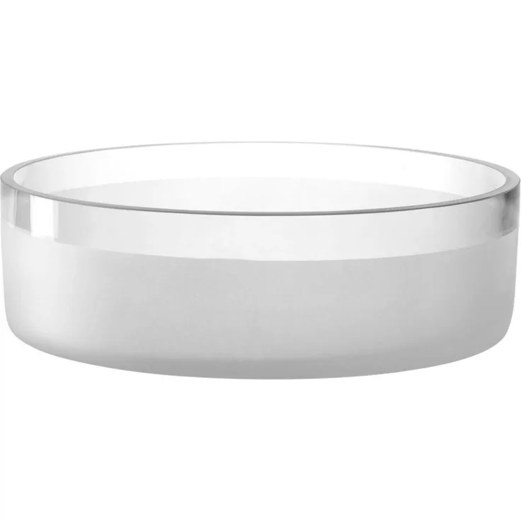 Leonardo Schale NOVARA, Dekoschale, Schälchen, Kalk-Natron Glas, Satiniert, 22. 4 cm, 018631