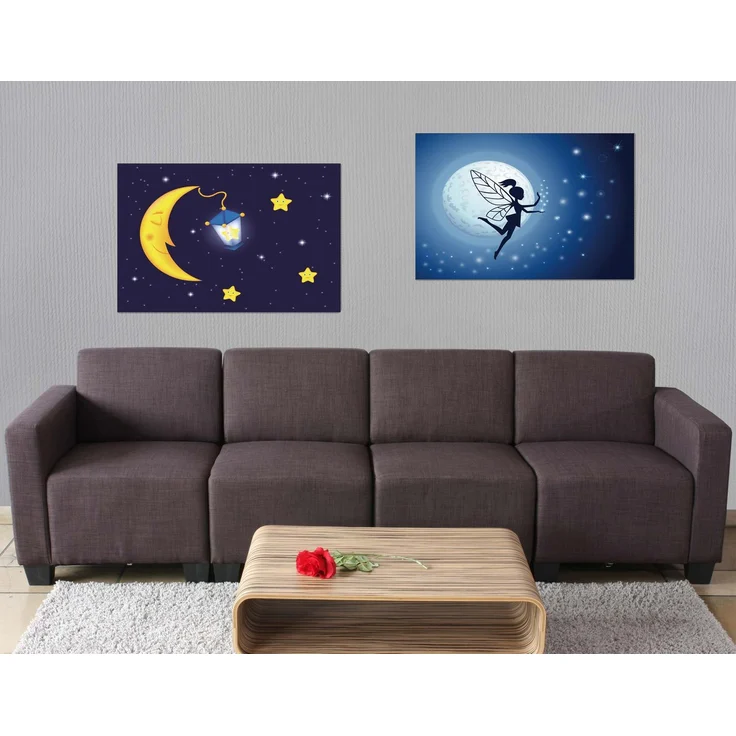 2er-Set LED-Bild Leinwandbild Leuchtbild Wandbild 40x60 cm, Timer ~ Kids + 20 Bildpunkte – Bild 5