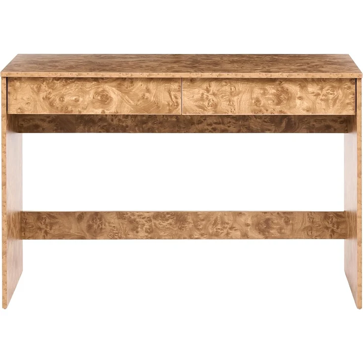 Schreibtisch RONDANE 110 cm x 50 cm Wurzelholz Optik – Bild 6