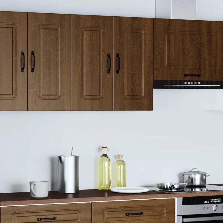vidaXL Küchen-Hängeschrank Kalmar Braun Eichen-Optik Holzwerkstoff 853584 – Bild 3