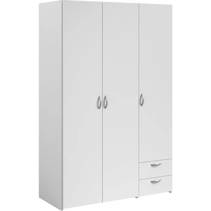 Parisot Daily 2 Kleiderschrank – 3-türig in Weiß, 120x185x51 – Bild 4
