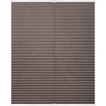 Lichtblick Plissee Nizza Taupe Tageslicht; einfache Installation mit Klemmträgern; verspannt, 130,0 cm, 90,0 cm