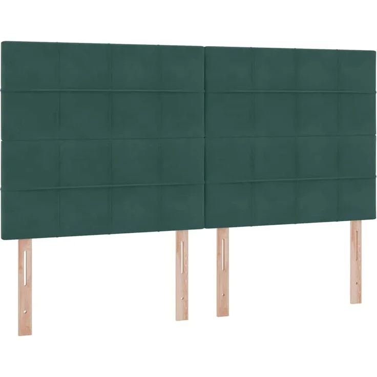 vidaXL Aufbewahrungsbett mit Matratze Dunkelgrün 180 x 200 cm Samt 3372048 – Bild 9