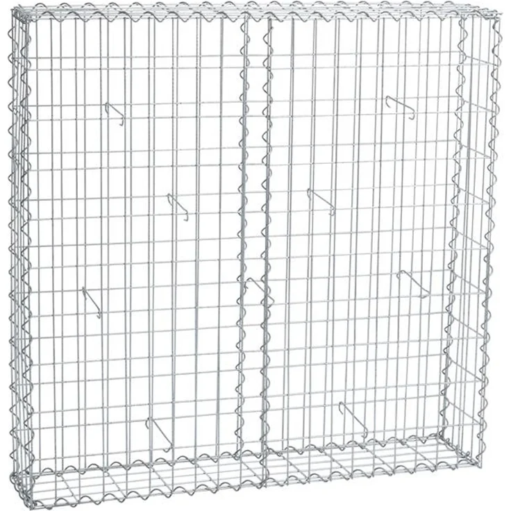 Gabione Steingabionen Steinkorb Gabionen Wand Drahtkorb 100 x 100 x 20 cm – Bild 10