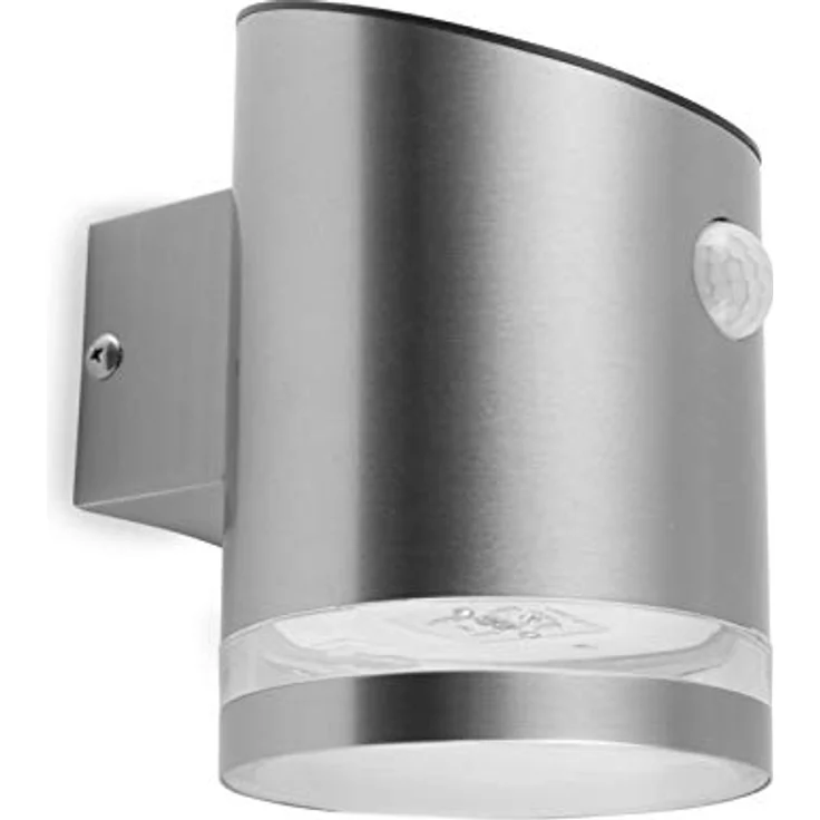 Smartwares Solare Außen‑Wandleuchte mit Bewegungsmelder – Warmweißes Licht – LED 75 lm – Wassergeschützt – Kabellos – Solarbeleuchtung für Eingang, Terrasse, Fassade oder Weg – 10.045.82 – Bild 1