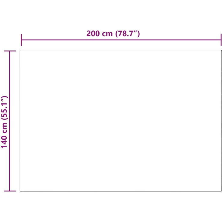 vidaXL Rutschfester Kunstfellteppich Olite Schwarz 140 x 200 cm 42021725 – Bild 9