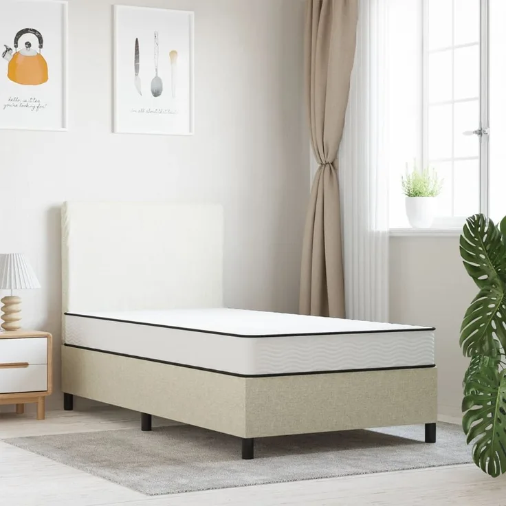 vidaXL Matratze Bonnell-Federkern Mittel 100x200 cm 372971