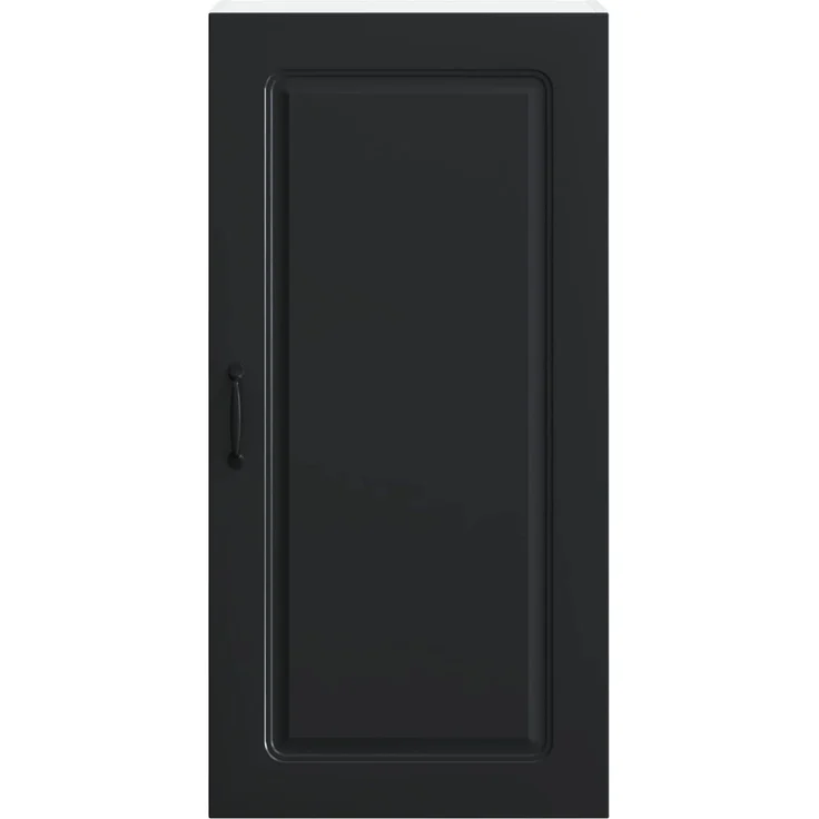 Hängeschrank, Küchenschrank Schwarz 50 x 31 x 100 cm Holzwerkstoff – Bild 6
