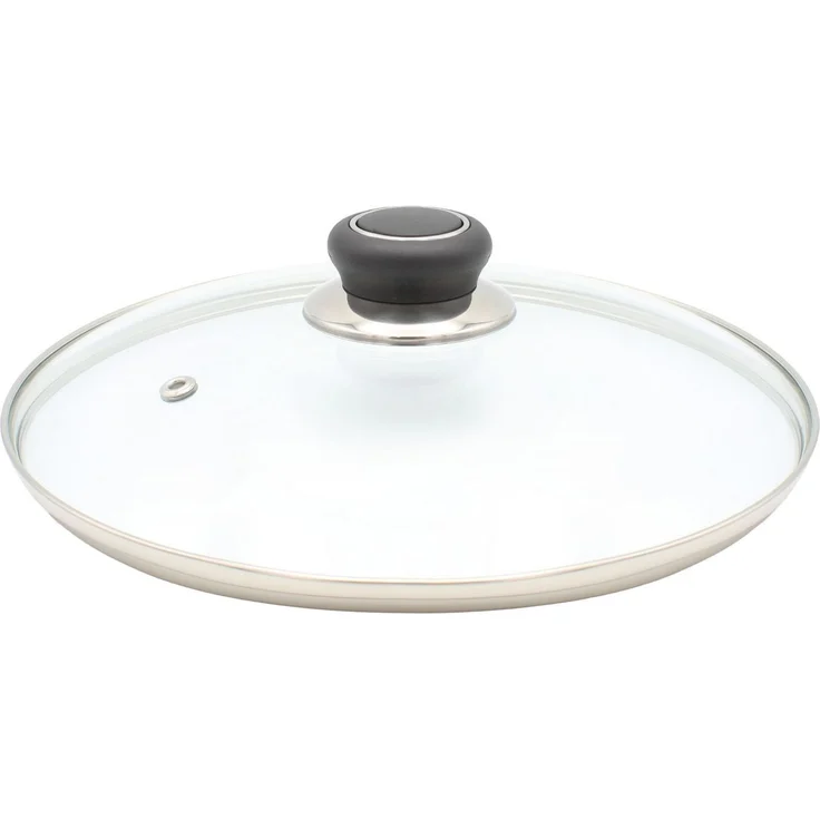 Universaldeckel 32 cm mit Kunststoffknopf / Glasdeckel / Universal - Deckel / Pfannendeckel / Topfdeckel