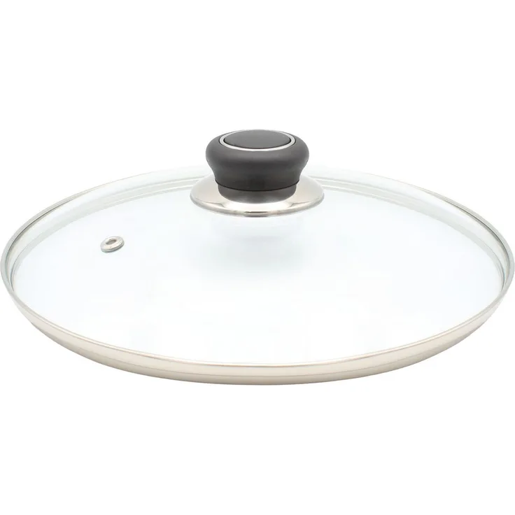 Universaldeckel 32 cm mit Kunststoffknopf / Glasdeckel / Universal - Deckel / Pfannendeckel / Topfdeckel