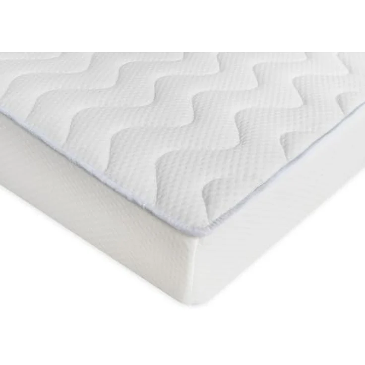 Vente-unique - PARTY Matratze Stoff Weiß - B 140 cm x H 12 cm x L 190 cm – Bild 5