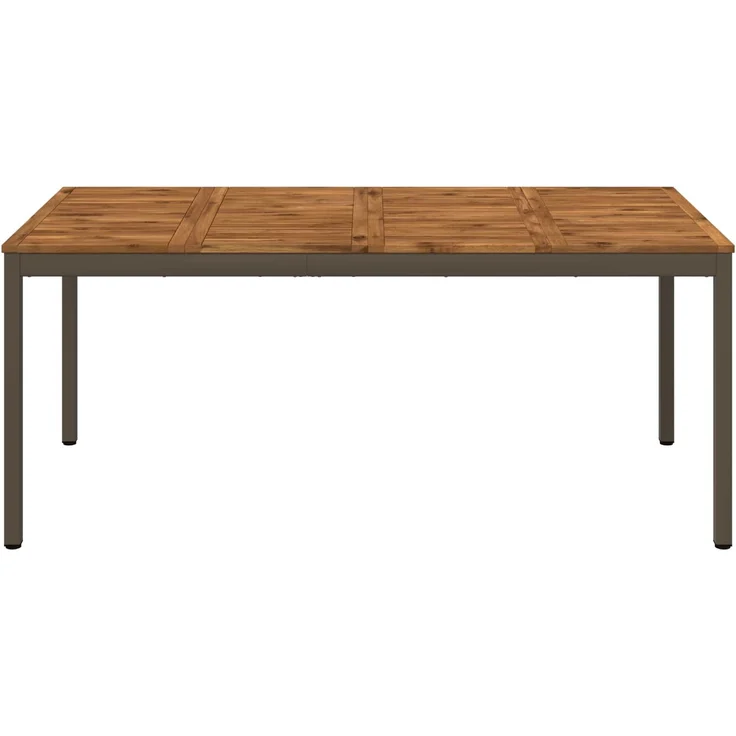 vidaXL Gartentisch NAARDEN Natur und Kaffee 147 x 88,5 x 75 cm 901324 – Bild 3