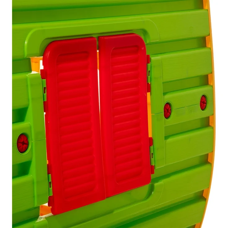 Starplast 'Magical House' Spielhaus, ab 2 Jahren, 102 x 90 x 109 cm, rot/grün/gelb – Bild 7