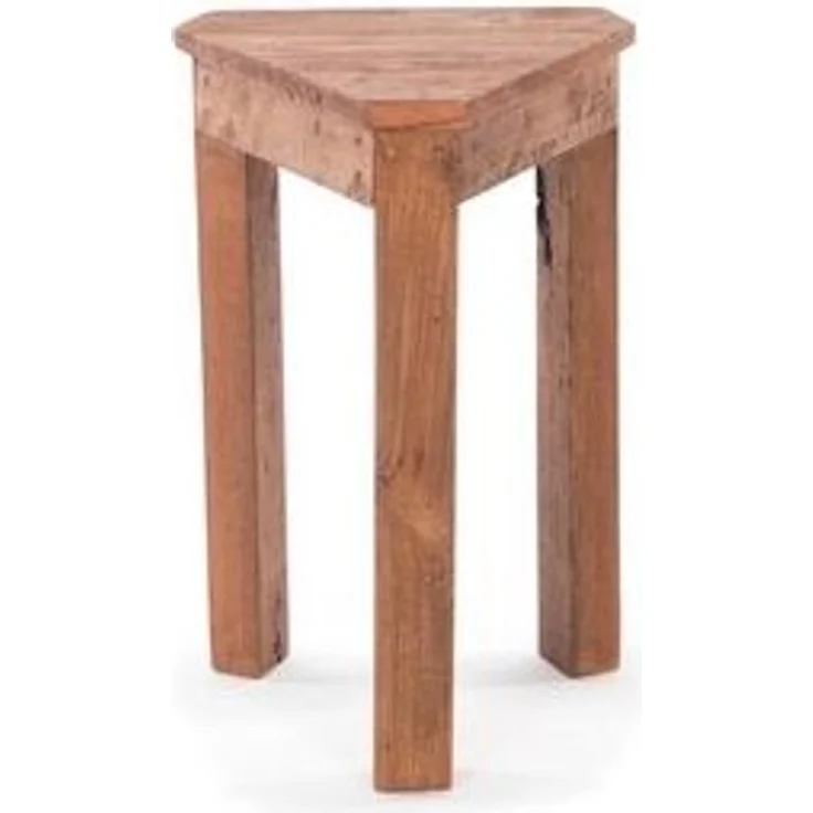DESIGN DELIGHTS Beistelltisch BEISTELLTISCH "MILO", 45 cm, Massivholz, dreieckig, Blumenhocker – Bild 6