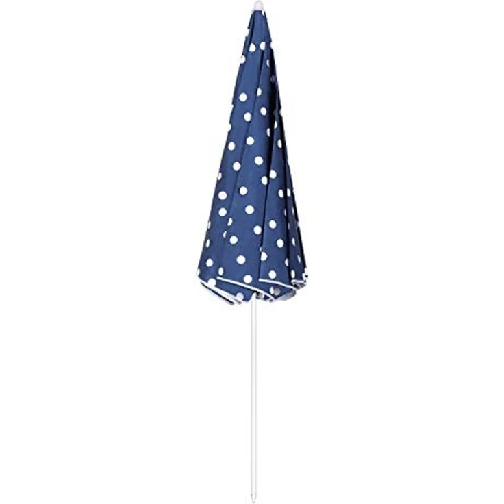 Sekey Sonnenschirm Ø 160 cm Balkonschirm Rund Strandschirm Sonnenschirm mit Schutzhülle, LxB: 160,00x160,00 cm, Neigungswinkel verstellbar, Höhe verstellbar, mit Tragetasche – Bild 5