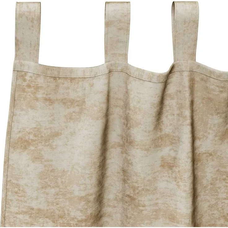 vidaXL Samtvorhänge 2 stk. Creme 225 x 140 cm Samt 4107735 – Bild 5